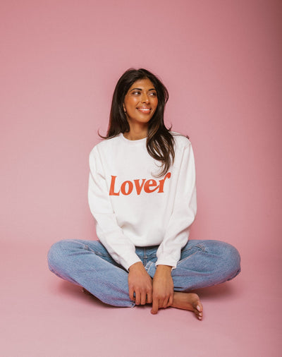 'Lover' Best Friend Crew BRUNETTE THE LABEL 