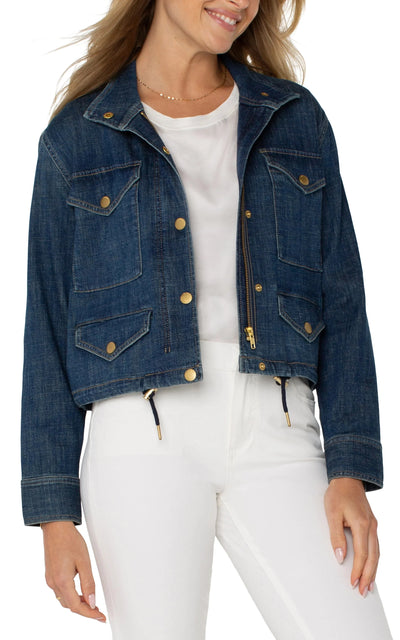 Cropped Cargo Jacket COAT Liverpool Canada 